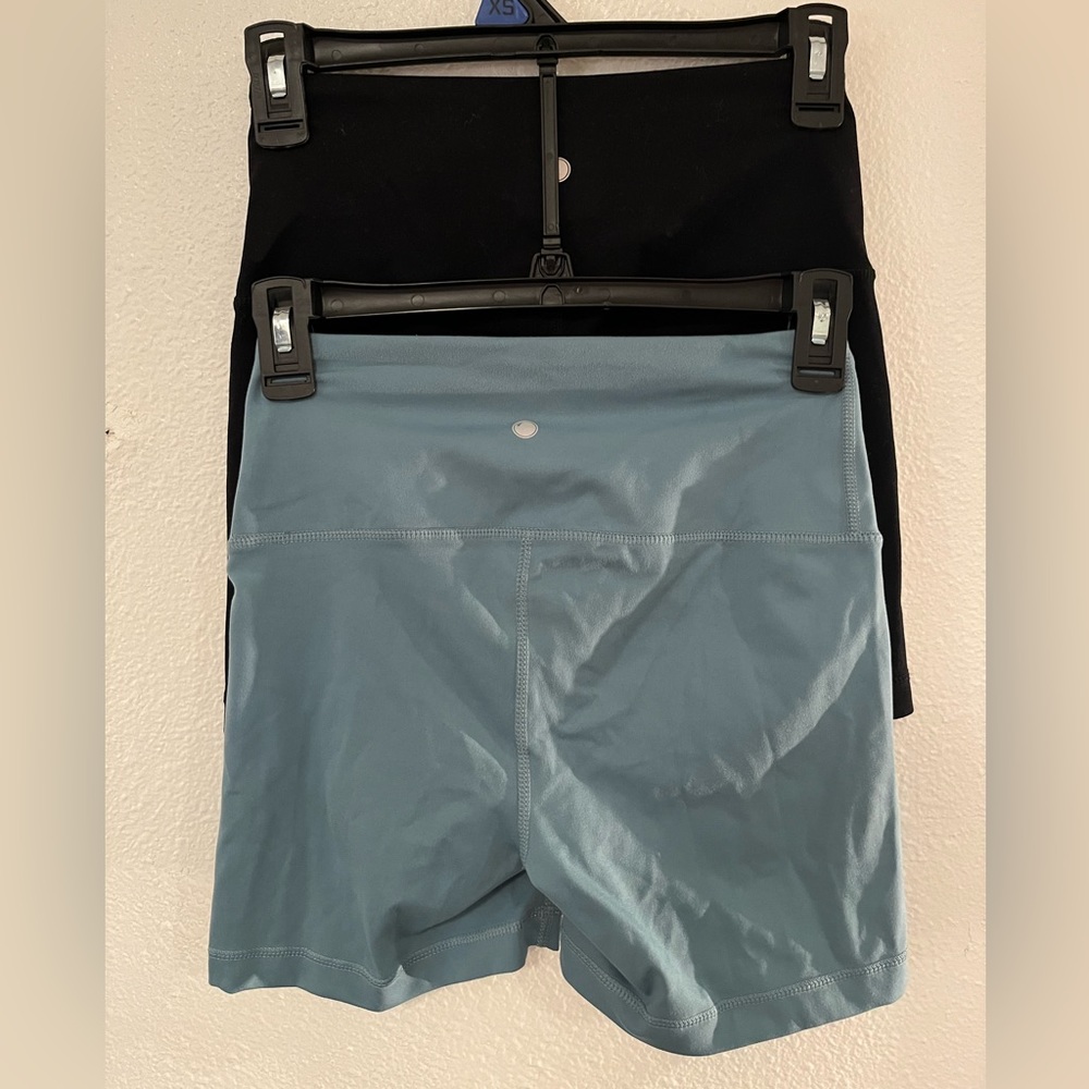 2 pk spandex biker shorts